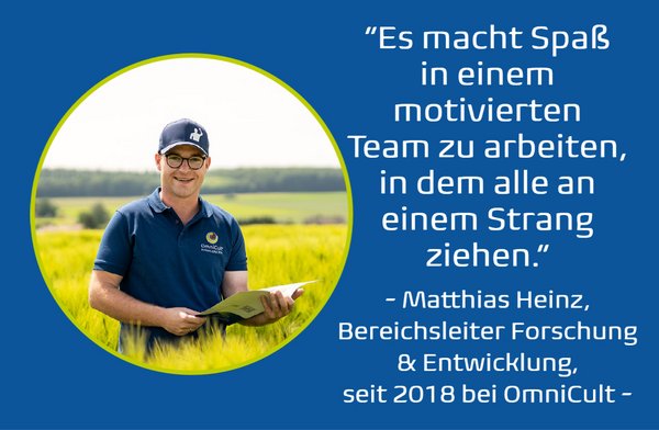 Team OmniCult - Matthias Heinz, Bereichsleiter Forschung und Entwicklung